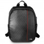 BMW BMBPCO15CAPRBK seljakott, 16", must Carbon Red Stripe