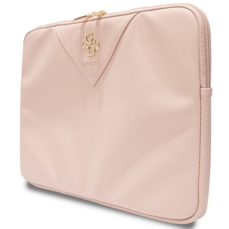 Guess GUCS14ZPGSTEGP sülearvuti ümbris, 14", Triangle 4G, roosa