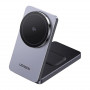 UGREEN W706 2-in-1 magnetiline juhtmeta laadija MagSafe 15W, must