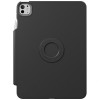 UNIQ Rovus Snapmount Magnetic 360 Rotating Detachable tahvelarvuti ümbris Apple iPad Pro 11 2024 jaoks, must