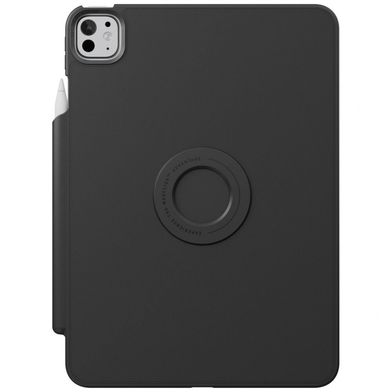 UNIQ Rovus Snapmount Magnetic 360 Rotating Detachable tahvelarvuti ümbris Apple iPad Pro 11 2024 jaoks, must