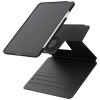 UNIQ Rovus Snapmount Magnetic 360 Rotating Detachable tahvelarvuti ümbris Apple iPad Pro 11 2024 jaoks, must