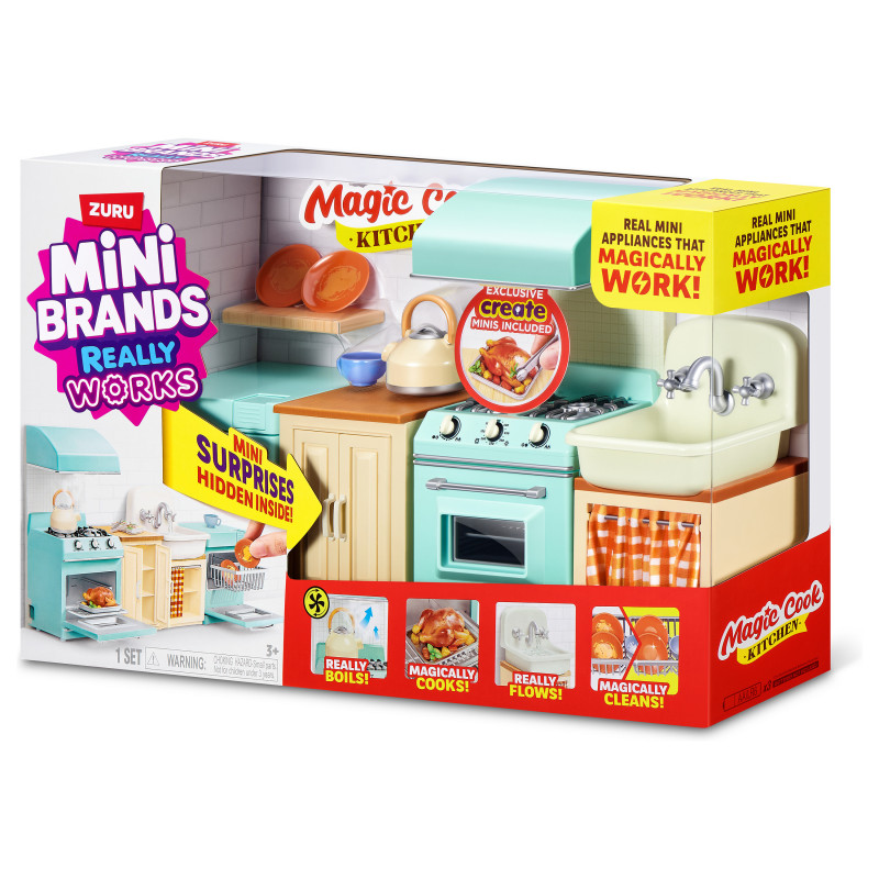 ZURU Mini Brands Magic Cook köögimängukomplekt Series 1