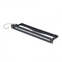 StarTech.com C6PANELSTP241U 24-port 1U tühi keystone-kommutatsioonipaneel kaablihalduslatiga, 48,3 cm, CAT6A, must