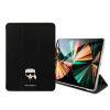 Karl Lagerfeld KLFC11OKHK raamatukujuline ümbris Apple iPad Pro 11 2021 3. põlvkonnale, must Saffiano Karl Head