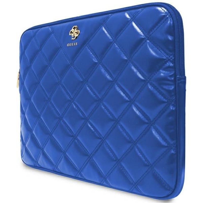 Guess Quilted 4G sülearvuti ümbris GUCS14ZPSQSSGB 14", sinine