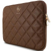 Guess Quilted 4G sülearvuti ümbris GUCS14ZPSQSSGW 14", pruun