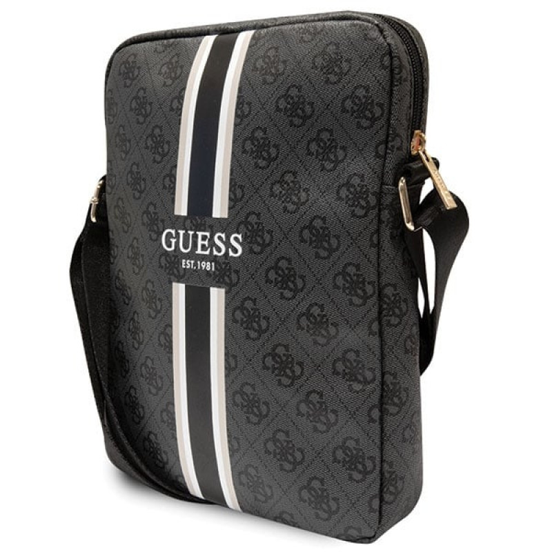 Guess GUTB10P4RPSK 4G Stripes tahvelarvuti kott 10", must