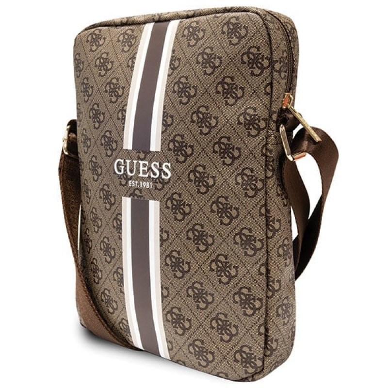 Guess GUTB10P4RPSW 4G Stripes tahvelarvuti kott 10", pruun