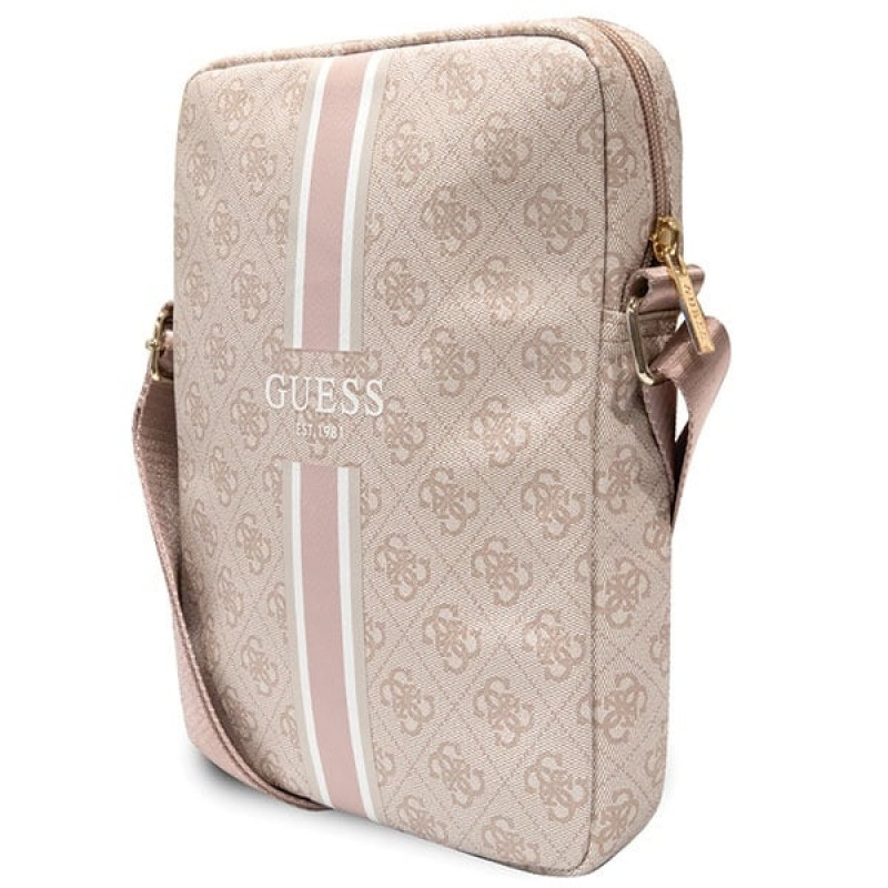 Guess GUTB10P4RPSP 4G Stripes tahvelarvuti kott 10", roosa