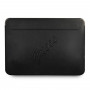 Guess GUCS13PUSASBK Saffiano Script ümbris 13" sülearvutile, must