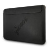 Guess GUCS13PUSASBK Saffiano Script ümbris 13" sülearvutile, must