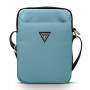 Guess GUTB10NTMLLB Nylon Triangle Logo tahvelarvuti kott kuni 10,2" tahvelarvutitele, sinine