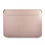 Guess GUCS13PUSASPI Saffiano Script ümbris 13" sülearvutile, roosa