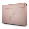 Guess GUCS13PUSASPI Saffiano Script ümbris 13" sülearvutile, roosa