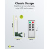 Goobay 75258 juhtmeta LED-jõuluküünlad (20 tk), sisaldab 20x AAA (LR03), klambrid, kaugjuhtimispult, taimer, hämardatav, soe valge (2600 K)