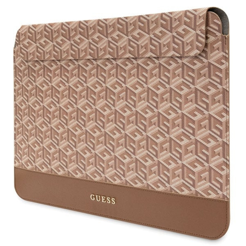 Guess GUCS14HGCFSEW sülearvuti ümbris 14", GCube Stripes, pruun