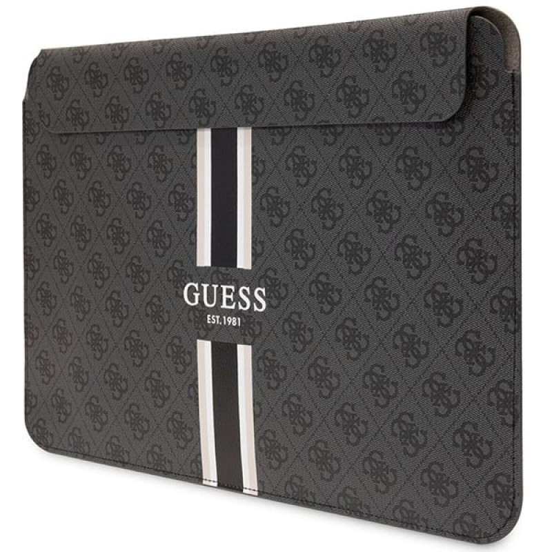 Guess GUCS14P4RPSK sülearvuti ümbris 14", 4G Printed Stripes, must