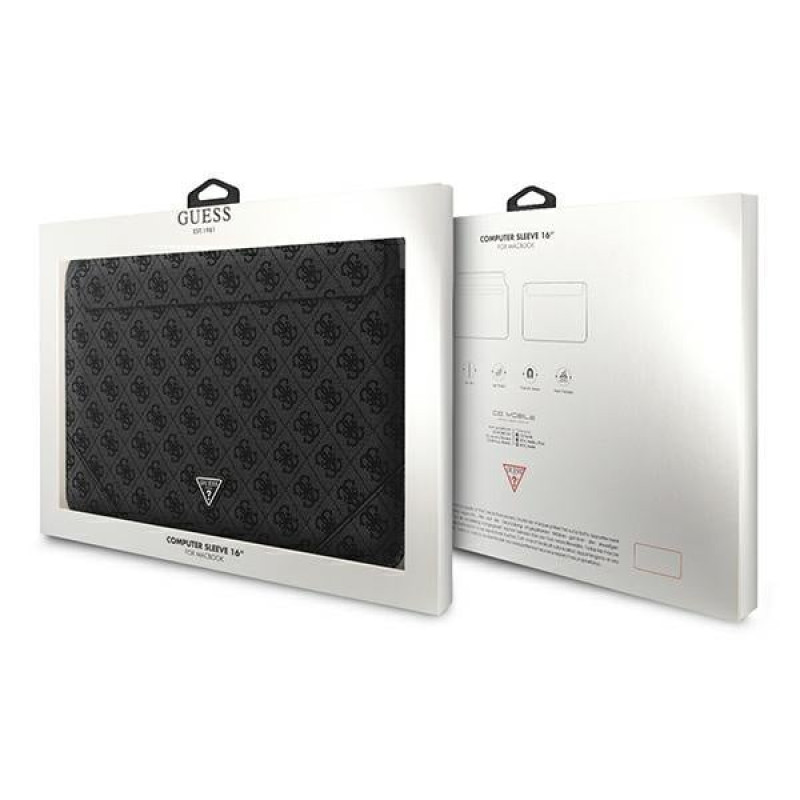 Guess GUCS16P4TK sülearvuti ümbris 16", 4G Uptown Triangle, must