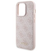 Guess GUBPM5P15L4GEMGP Apple iPhone 15 Pro kõvakate + 5000 mAh MagSafe akupank komplekt, 4G Metal Logo, roosa