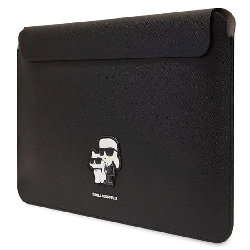 Karl Lagerfeld KLCS14SAKCPMK sülearvuti ümbris 14", must, Saffiano Karl&Choupette