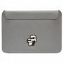 Karl Lagerfeld KLCS14SAKCPMG sülearvuti ümbris 14", hõbedane, Saffiano Karl&Choupette