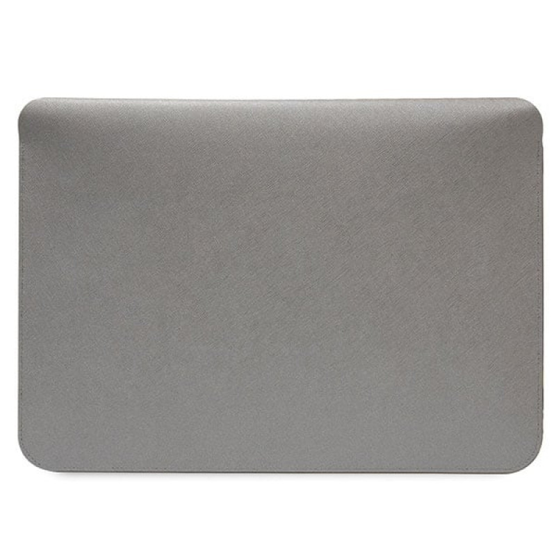 Karl Lagerfeld KLCS14SAKCPMG sülearvuti ümbris 14", hõbedane, Saffiano Karl&Choupette