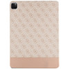 Guess GUFCP12PS4SGP Apple iPad Pro 12.9" (2020/2021/2022, 4./5./6. põlvkond) Bookcase, 4G Stripe Allover, roosa