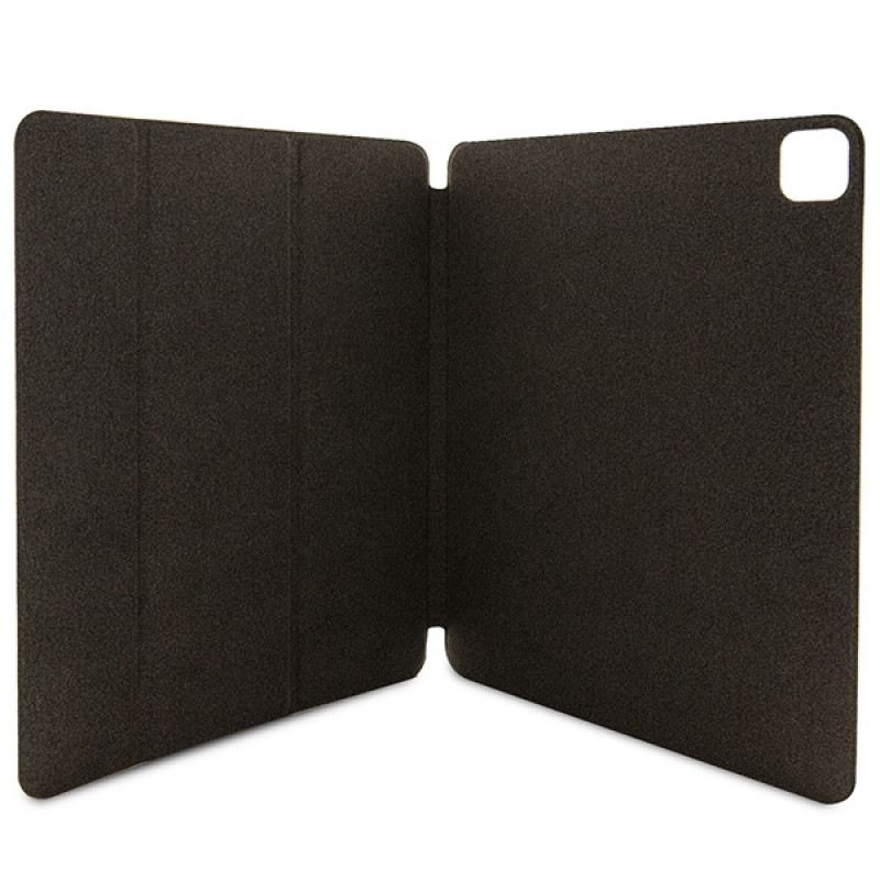 Guess GUFCP12PS4SGP Apple iPad Pro 12.9" (2020/2021/2022, 4./5./6. põlvkond) Bookcase, 4G Stripe Allover, roosa