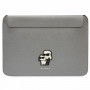 Karl Lagerfeld KLCS16SAKCPMG sülearvuti ümbris 16", hõbedane, Saffiano Karl&Choupette
