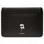 Karl Lagerfeld KLCS14SAKHPKK sülearvuti ümbris 14", must, Saffiano Monogram Ikonik