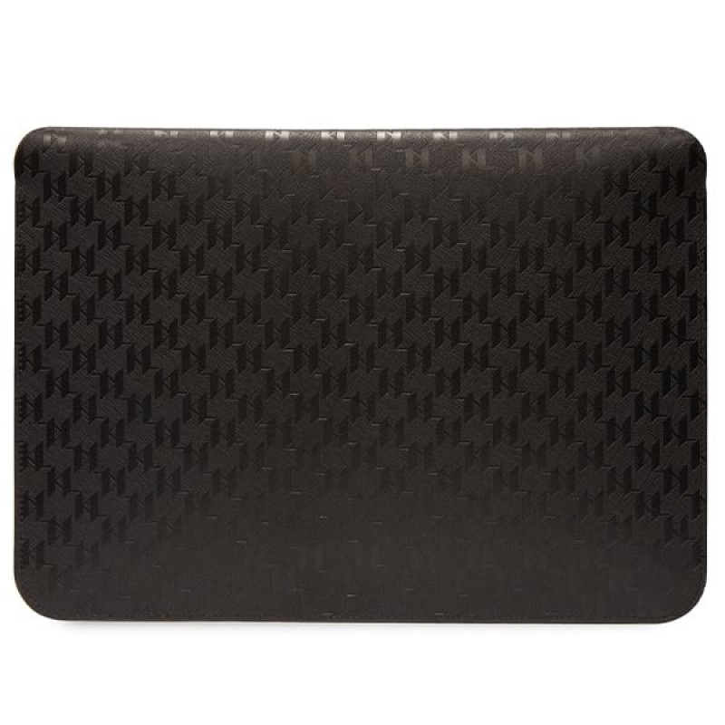 Karl Lagerfeld KLCS14SAKHPKK sülearvuti ümbris 14", must, Saffiano Monogram Ikonik