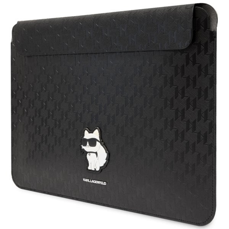 Karl Lagerfeld KLCS14SAKHPCK sülearvuti ümbris 14", must, Saffiano Monogram Choupette