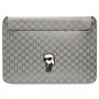 Karl Lagerfeld KLCS14SAKHPKG sülearvuti ümbris 14", hõbedane, Saffiano Monogram Ikonik
