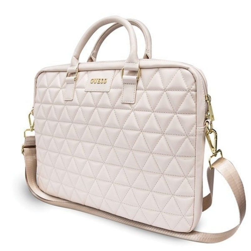 Guess GUCB15QLPK sülearvutikott 15", roosa, Quilted
