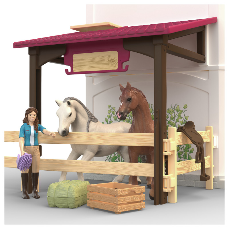Schleich Horse Club järveäärne villa ja padok mängukomplekt 42785