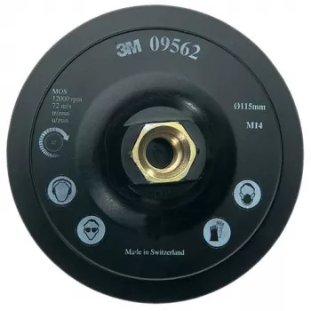 3M Hookit tugipadi 115mm M14 keere, keskmise tihedusega, 12500 RPM