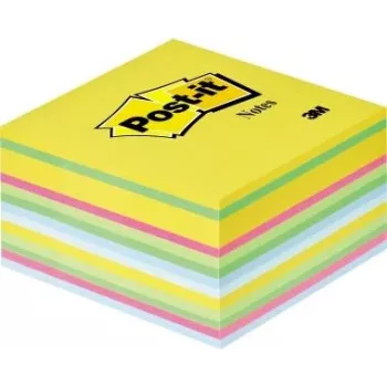 3M Post-it Notes Cube, 76 x 76 mm, Ultra Colors, 450 lehte, PEFC sertifitseeritud paber, 1 kuup (2030-U)