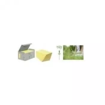 3M Post-it Recycling Notes kleebised, 76 x 76 mm, kollane (6541B)