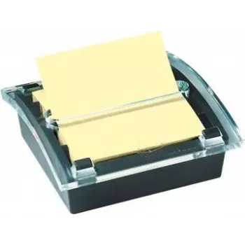 3M Post-it Recycling Z-Notes isekleepuvad märkmed kollased, 12 plokki + tasuta jaotur (C2014Y12)