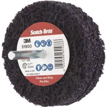 3M Scotch-Brite XT-ZS Pro jäme puhastusketas 100x13mm koos 6mm varrega SXCRS 7100192709