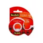 3M Scotch Crystal Clear 600 teip koos käsitsi dosaatoriga, 19 mm x 7,5 m, läbipaistev 6-1975D