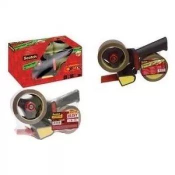 3M Scotch HV5066DB käsitsi teibijaotur pakketeibile kuni 50 mm x 66 m, metallraam, sinine/hall