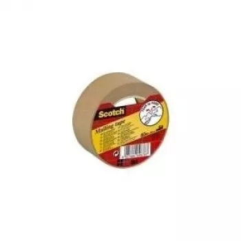 3M Scotch P5050 Paberist pakketeip, 50 mm x 50 m, pruun, tugev nakkuvus, vaikne, 110 µm