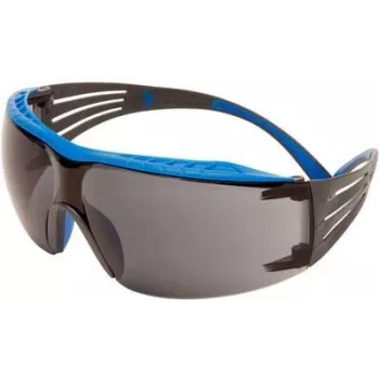 3M SecureFit SF402XSGAF-BLU Kaitseprillid, hall uduvastase ja kriimustuskindla läätsega, sinine raam, XS