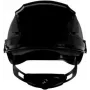 3M SecureFit X5512V-CE-4 Ventilatsiooniga turvakiiver UV-indikaatoriga, must, EN 397