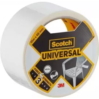 3M universaalne tarbe-teip, valge, 48 mm x 10 m, 6 rulli – kimpu sidumine, kinnitamine, kaitsmine, parandamine, tihendamine 7100205294