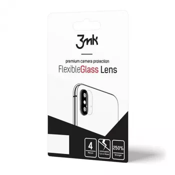 3MK Apple iPhone X/XS FlexibleGlass Kaamera Objektiivi Klaas (4 tk)
