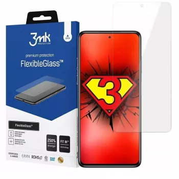 3MK Flexible Glass Lite ekraanikaitse Xiaomi Poco X3 / X3 Pro / X3 NFC jaoks