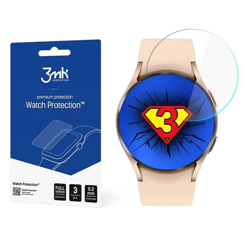 3MK FlexibleGlass Lite ekraanikaitse Samsung Galaxy Watch 4 40mm (2 pakki)
